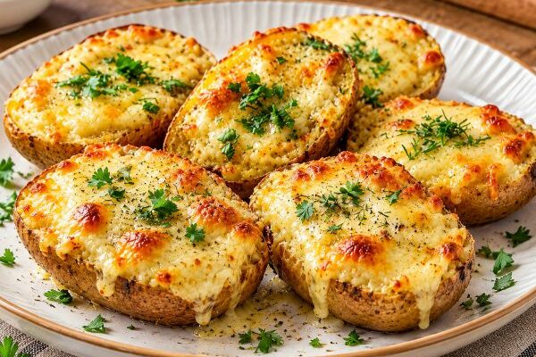 Pommes De Terre Croustillantes Au Four : Recette Fromage Facile
