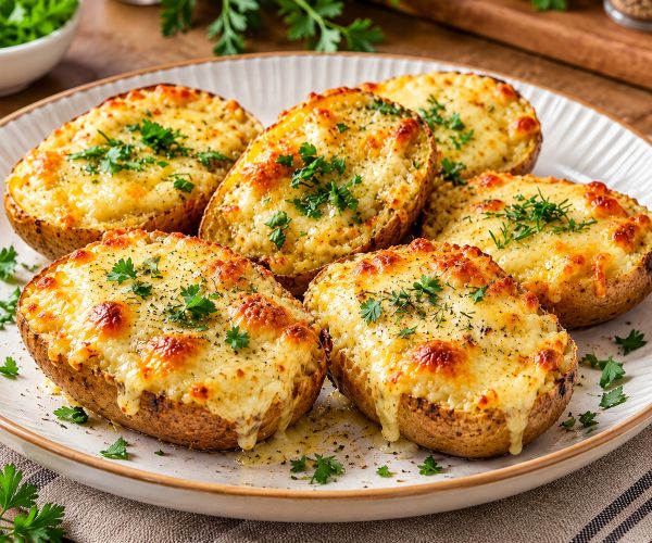 Pommes De Terre Croustillantes Au Four : Recette Fromage Facile