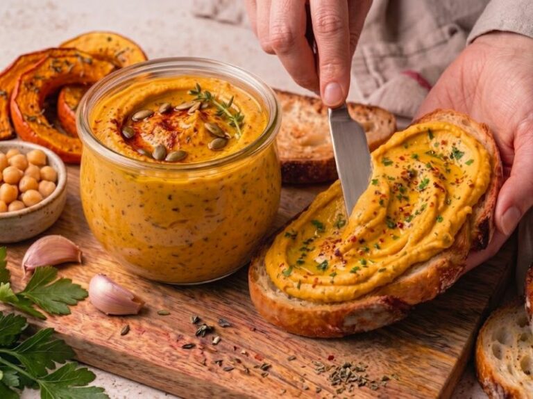 Tartinade Potiron Et Pois Chiches : Recette Facile Sur Toast