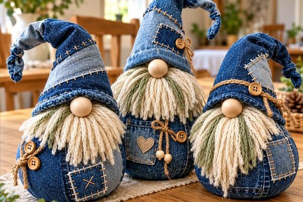 Tuto DIY : Fabriquer Des Lutins Déco Avec Un Vieux Jean