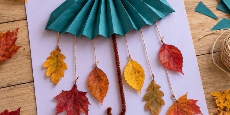 Tuto DIY Parapluie en Papier Plissé : Déco Facile d'Automne